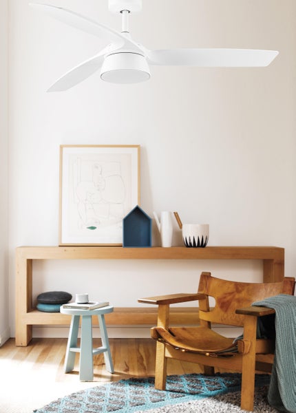 Deckenventilator Bronx 132 cm mit LED Leuchte und Fernbedienung, 6 Geschwindigkeiten