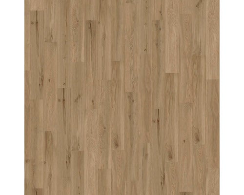 Laminatboden oder Parkett in Eichenoptik mit Maserung und Astlöchern