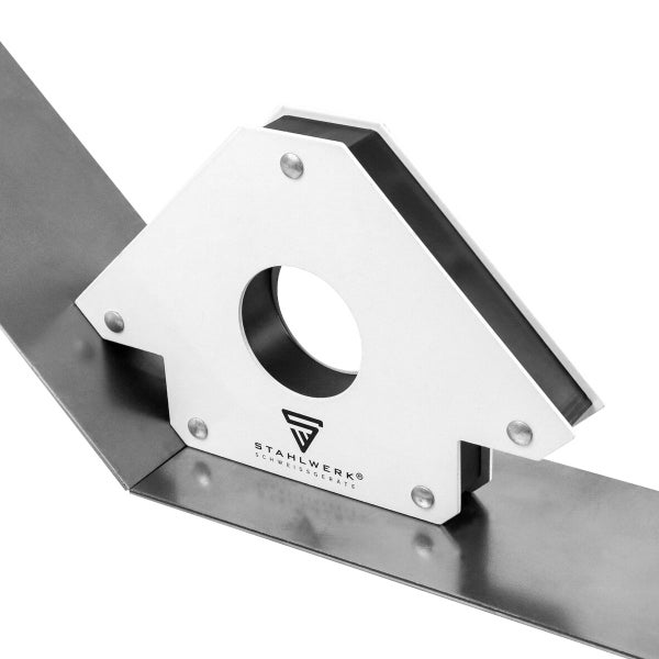 STAHLWERK Magnet-Schweißwinkel 45° x 90° x 135°, 34 kg / 75 lbs 4er Set