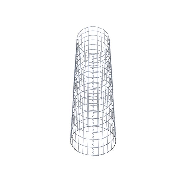 Gabionensäule Durchmesser 42 cm, MW 5 x 10 cm rund - Höhe: 1,70 m