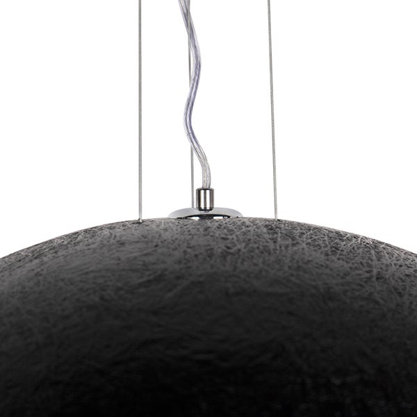 Detailansicht einer Hängelampe mit Texturoberfläche