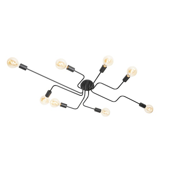 Deckenleuchte mit acht Glühbirnen