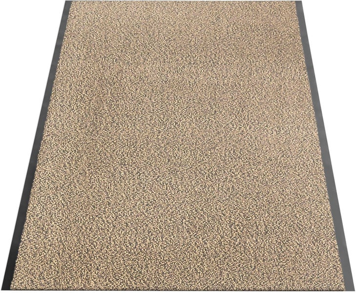FLOORDIREKT Schmutzfangmatte SKY nach Maß - Breite 200 cm - Ocker-Schwarz
