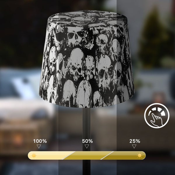 LED Tischlampe Akku IP44 Tischleuchte kabellos Aussen/Innen Dimmbar Touch