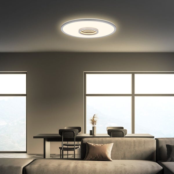 LED Deckenlampe LED Deckenleuchte Infinity Mirror Tunneleffekt Wohnzimmer Flur