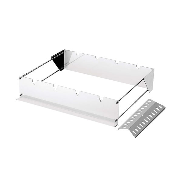 Grill Windschutz aus Metall