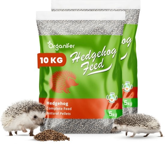 Igelfutter – Komplettes Naturgranulat (10 kg) - Organifer
