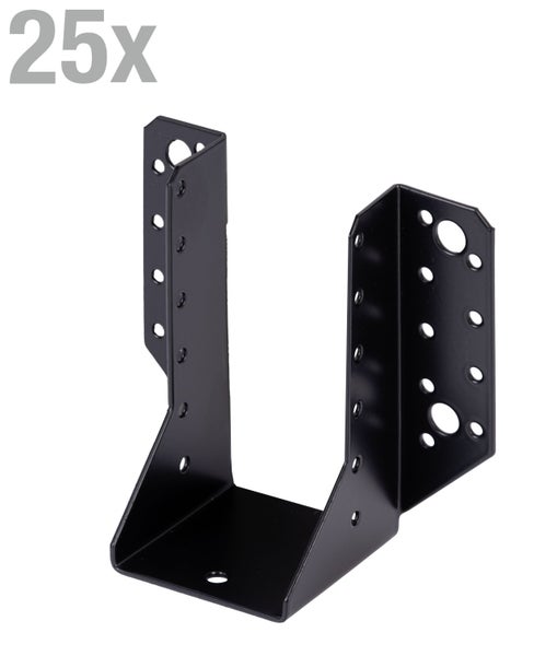 Set von 25 Stück Balkenschuhen aus Metall für die Holzverbindung