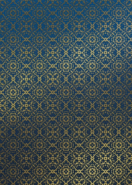 Dekoratives Muster mit geometrischen Formen für Wandgestaltung