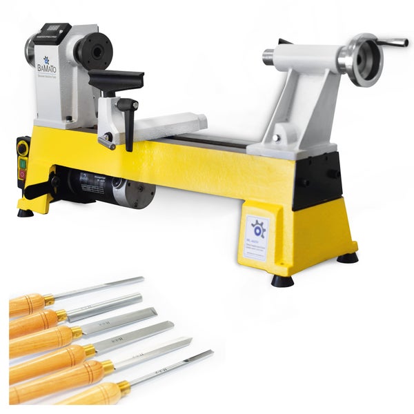 Drechselbank mit Drechseleisen-Set von Bamato