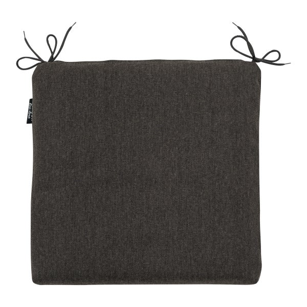 Sitzkissen, dunkelgraues Canvas Eco+ – Ca. 40x40 cm - 4er-Set