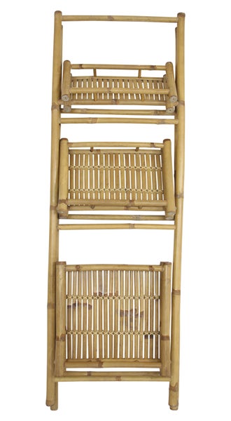 FRANK FLECHTWAREN | Klappregal Bambus, BAMBUS, 56 x 50 x 145 cm, Lieferung nur innerhalb Deutschlands möglich