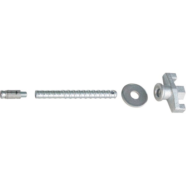 Spreizdübel mit Schraube, Scheibe und Mutter