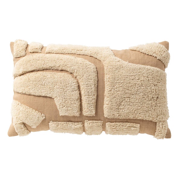 Milas Kissenbezug - Organisch 30x50 cm, Beige