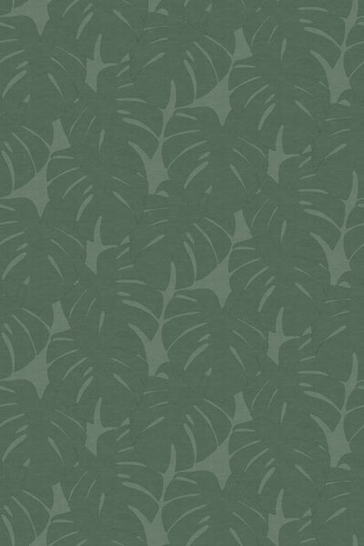 Origin Wallcoverings Fototapete Blätter in Leinen-Optik Grün - 200 x 300 cm - 357228