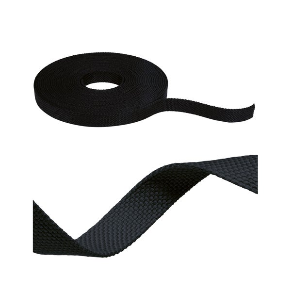 ULine Gurt 10m Dacron Textil Kupfer Schwarz
