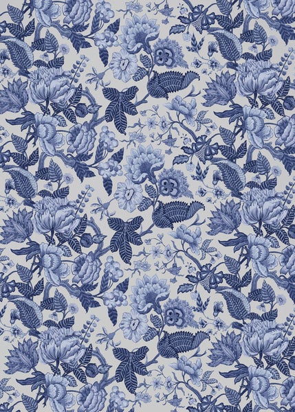 Blumentapete mit floralem Muster