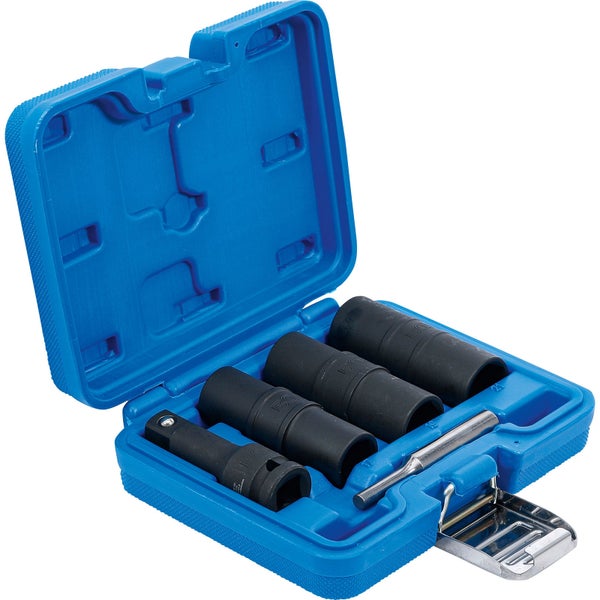BGS Kraft-Spezial-Steckschlüssel-Wendeeinssatz-Satz Sechskant & Schraubendreher 17 - 19 - 21mm 12.5 mm (1/2) 3tlg. - 7467