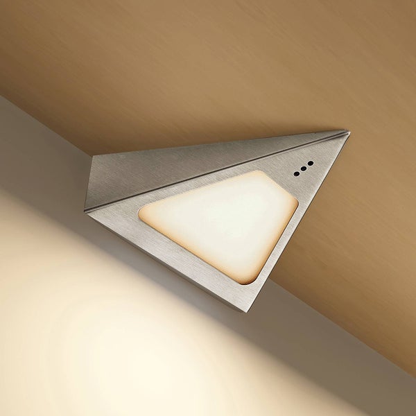 PRIOS LED Unterschrankleuchten (Unterbauleuchte) Odia dimmbar mit Bewegungsmelder (Modern) in Alu aus Edelstahl (5 flammig, ) Wohnzimmerleuchte