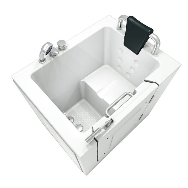 Begehbare Badewanne mit Sitz und Tür