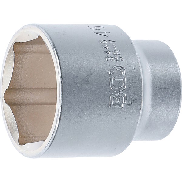 BGS Steckschlüssel-Einsatz Sechskant Antrieb Innenvierkant 20 mm (3/4) SW 46 mm - 3446