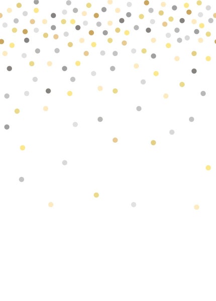 Punktmuster mit goldenen und silbernen Punkten