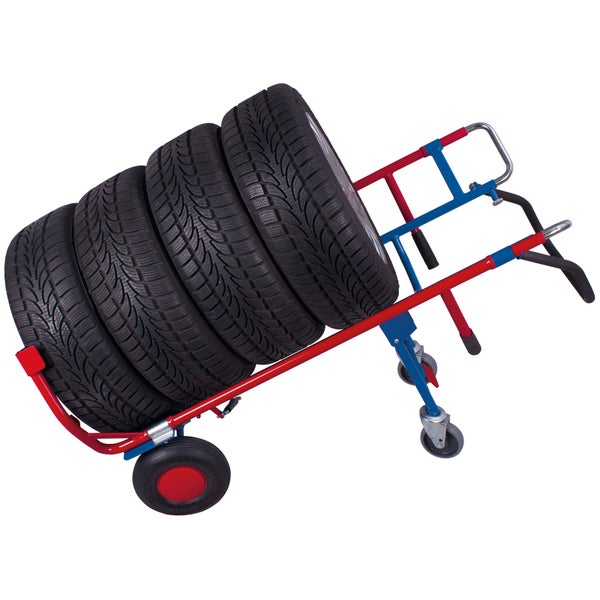 Reifenkarre mit vier Reifen