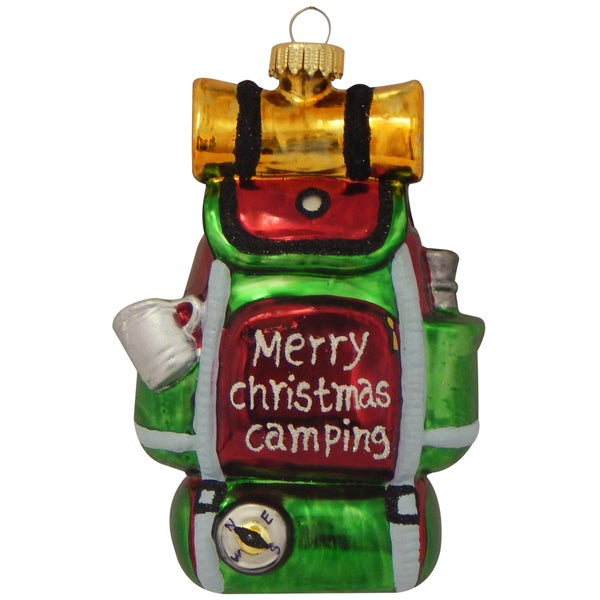 Camping-Rucksack 11cm , 1 Stck., Weihnachtsbaumkugeln, Christbaumschmuck, Weihnachtsbaumanhänger
