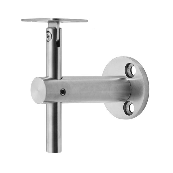 Handlaufhalter aus Edelstahl zur Wandmontage mit Befestigungsplatte