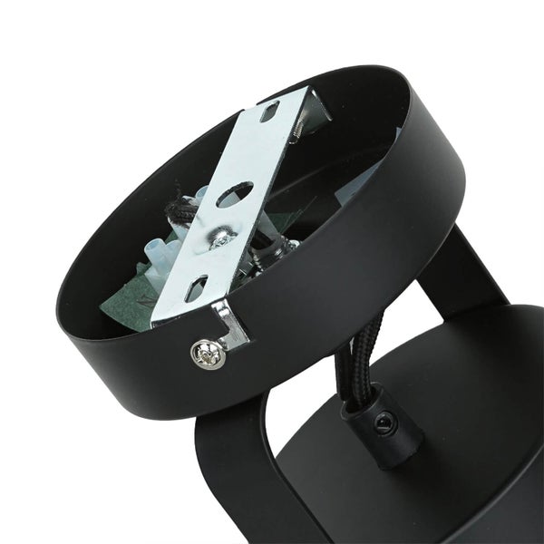 Schwarze Deckenleuchte