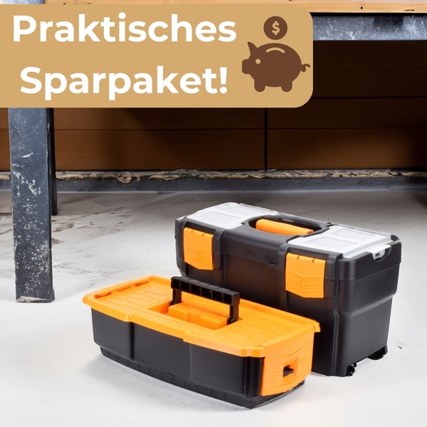 Zwei Werkzeugkästen im Set