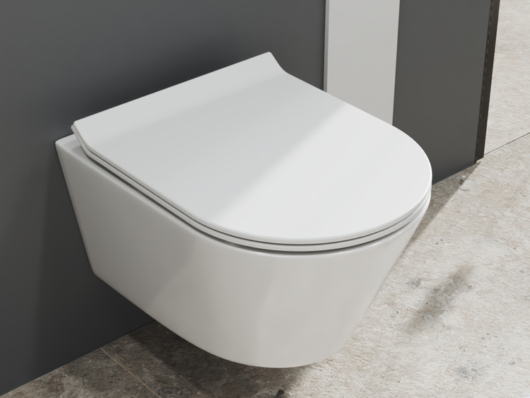 SSWW Design Hänge-WC CT2070V – Spülrandlos – Keramik – Softclose-Sitz