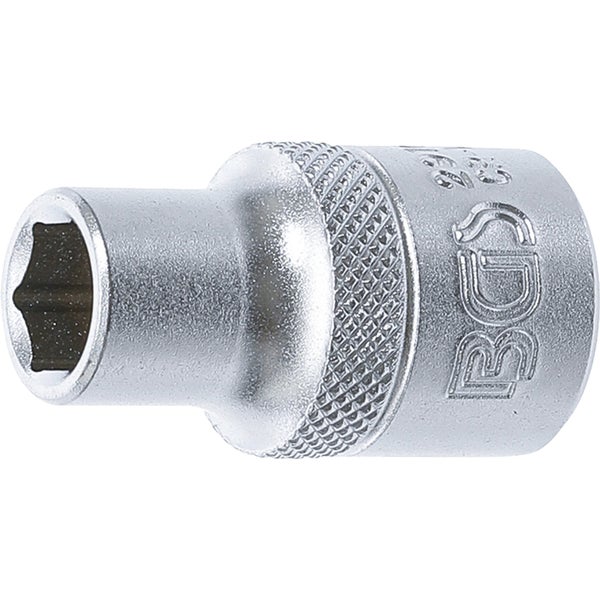 BGS Steckschlüssel-Einsatz Sechskant Antrieb Innenvierkant 12,5 mm (1/2) SW 10 mm - 2910