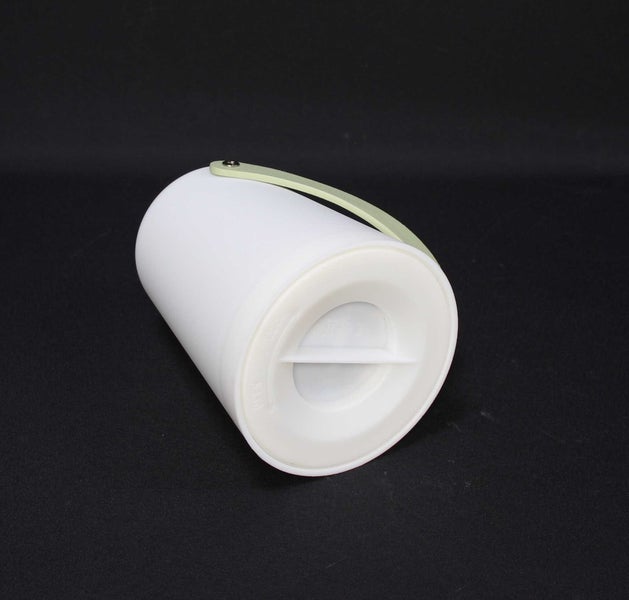 FRANK FLECHTWAREN | LED-Lampe Green Handle, KUNSTSTOFF, 10,5 x 10,5 x 14 cm
