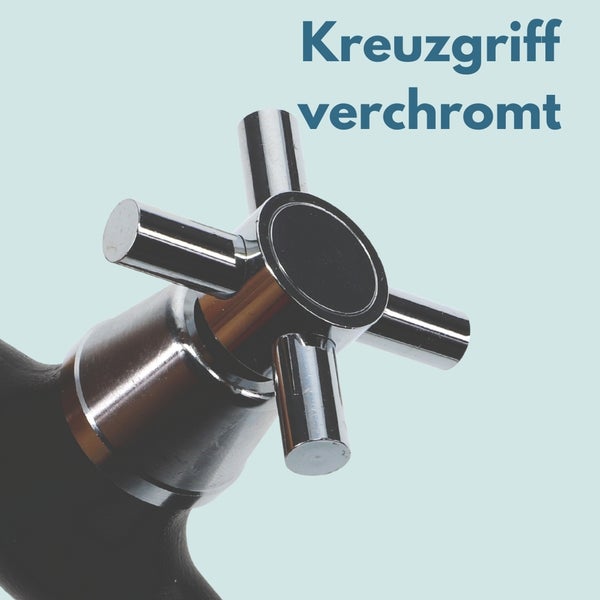 Verchromter Kreuzgriff