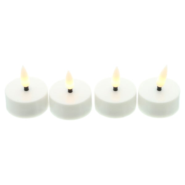 FRANK FLECHTWAREN | LED-Teelicht Shine, 12er Set, KUNSTSTOFF, Ø 3,7 x 4 cm