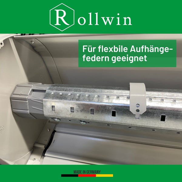 Rollwin Rolladenwelle SW60 LÄNGE 50cm mit Teleskoprohr 50cm für Rolladen Verlängerung für Rollladen bis 80cm Breite Stahlwelle Rolladenhalterung Rolladen Stange Achtkantstahlwelle Rollladen Welle