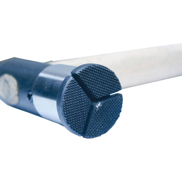 Ende eines Billardqueues mit Griffstück