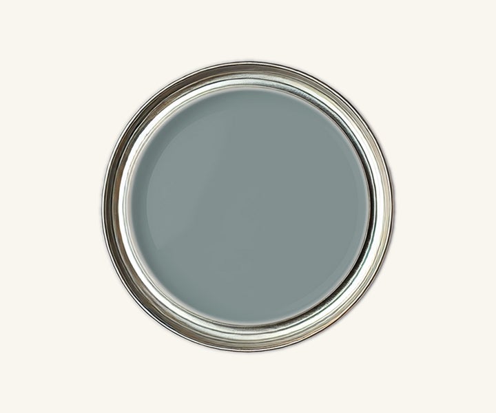 Kolorat Kreidefarbe für Möbel - ein gedämpftes Grünblau mit einem sanften Grauanteil - Farbton Farnschatten Nr. 116. Matter Kreidelack für innen - Möbellack, Möbelfarbe - Holzfarbe - Kreidefarbe für Holz