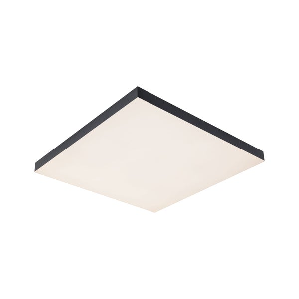Quadratische LED Deckenleuchte mit 190 Millimeter Kantenlänge und 28 Millimeter Höhe sowie 1360 Lumen Lichtstrom für Innenräume.