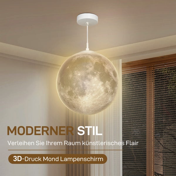 Hängelampe mit Monddesign für Innenräume