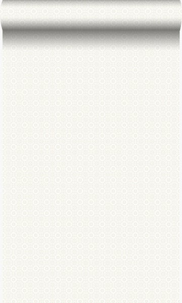 Origin Wallcoverings Tapete Spitzemotiv Silber - 53 cm x 10.05 m - 346816