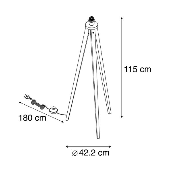 Land Stehlampe Stativ weiß - Stativ Classic