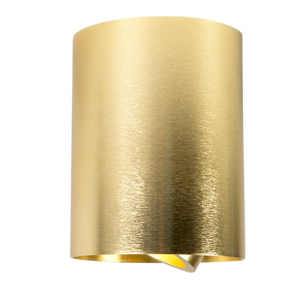 Zylindrische Wandleuchte aus Metall