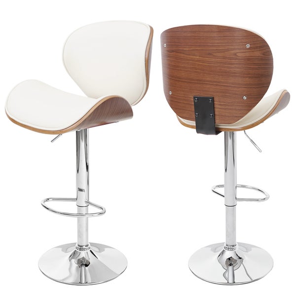 Barhocker mit Fußstütze, höhenverstellbar