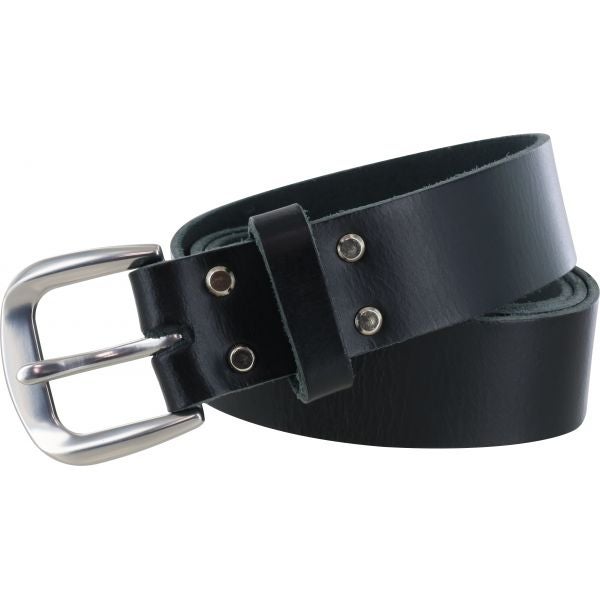 Triuso Ledergürtel breit für Bundweite 75-120cm schwarz 38mm breit - 1 Stück