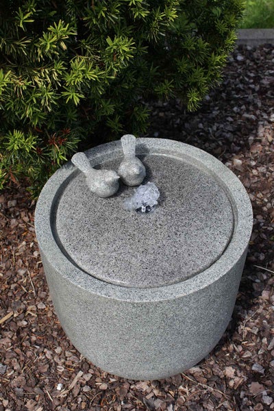 Gartenbrunnen Terrassenbrunnen FoBirds sandstein 37x42 cm Led 10883