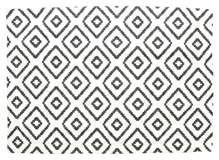 FRANK FLECHTWAREN | Kissenhülle White & Black, BAUMWOLLE, POLYESTER, 40 x 60 cm