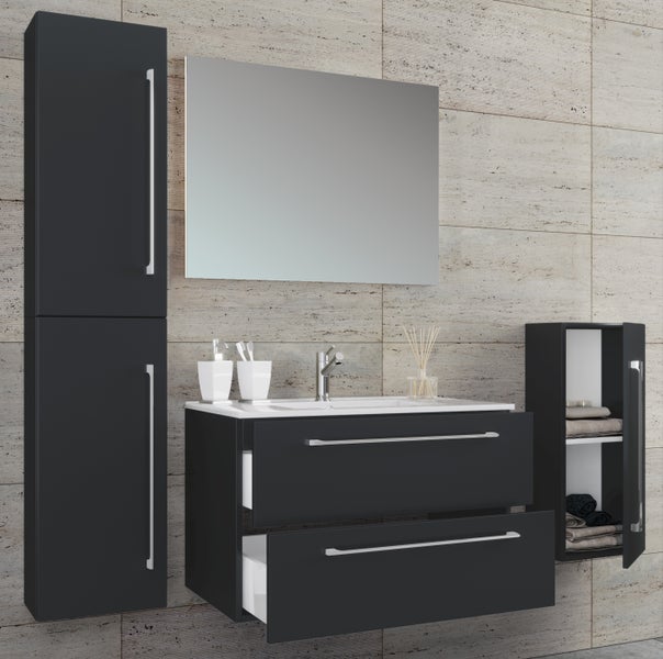 5-tlg. Waschplatz Waschtisch Badinos Schublade SP