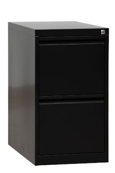 PROREGAL Hängeregistraturschrank 2 Schubladen Mare HxBxT 70 x 40 x 62 cm Schwarz